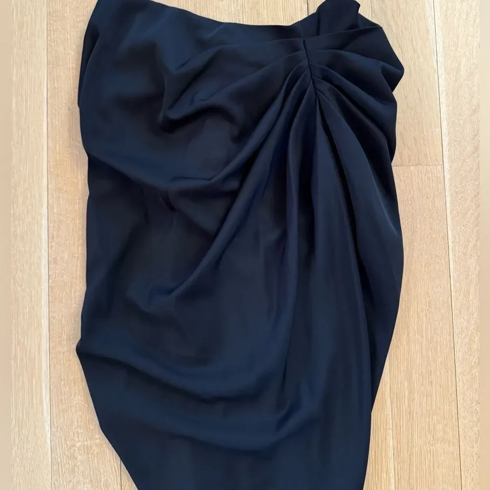 SHEIN Black Asymmetrical Women's Skirt